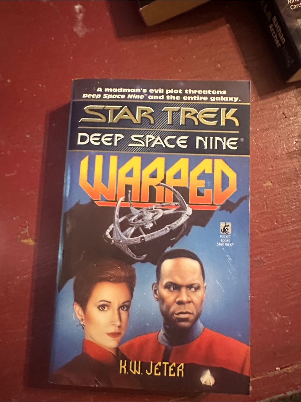 Star trek: Deep Space Nine — Warped (Blue Hardcover) by K.W. Jeter